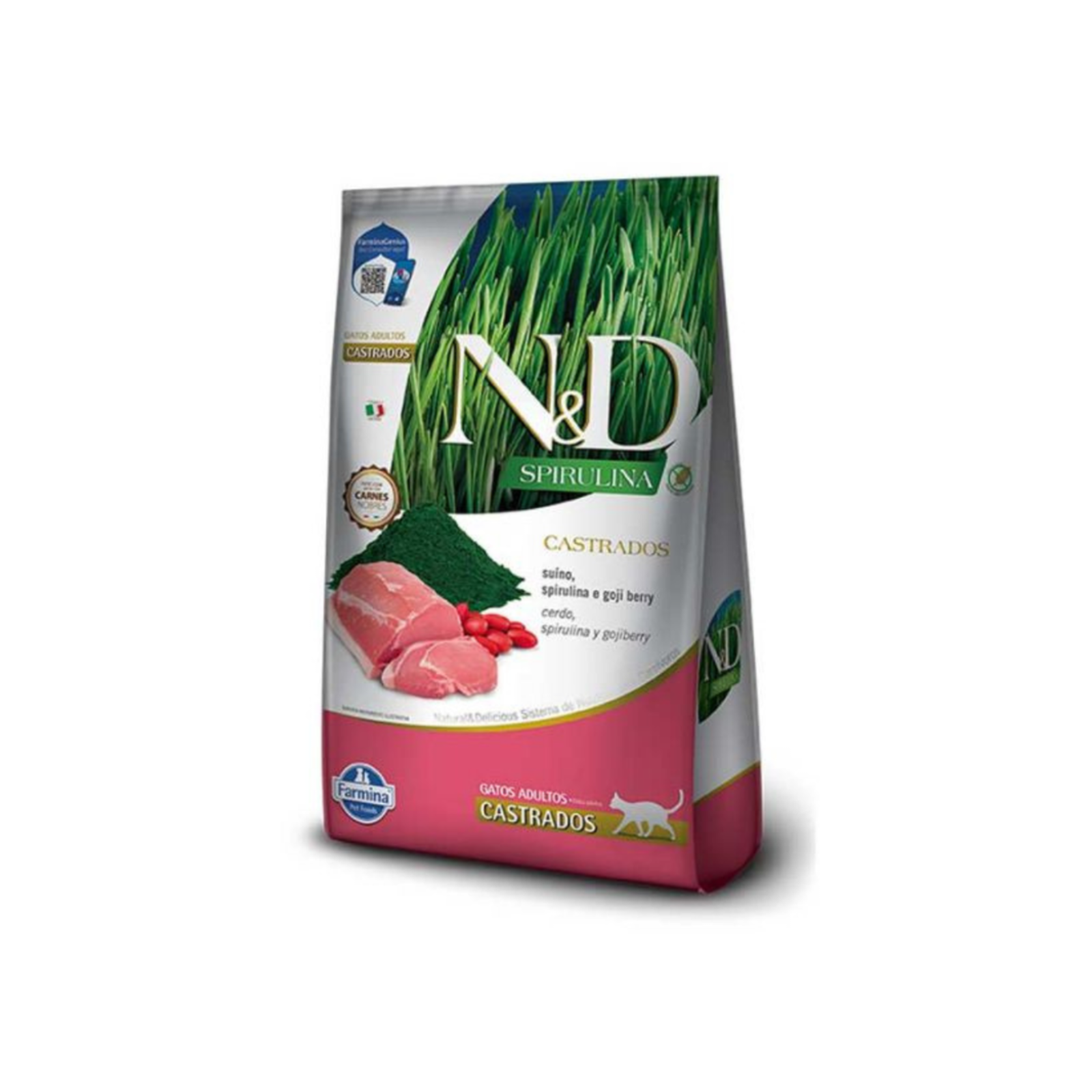 NyD Espirulina Cerdo para Gatos Castrados