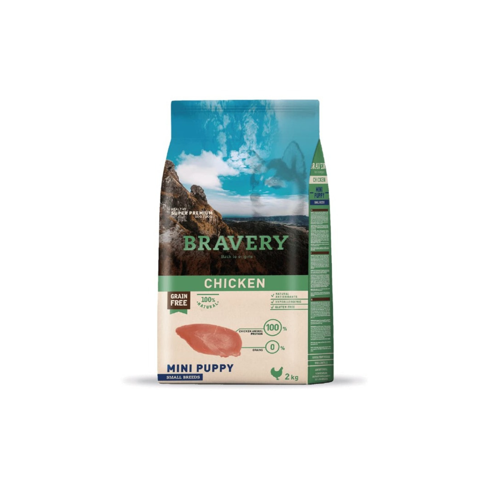 Bravery Perro Cachorro Pollo Razas Pequeñas