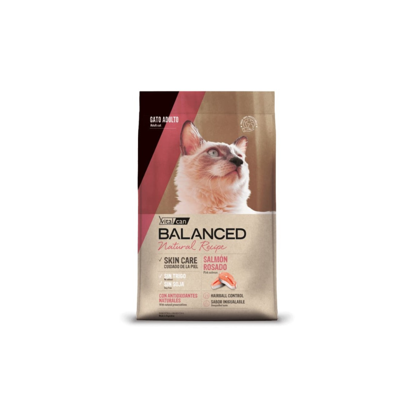 Vitalcan Balanced Natural Recipe Gato Adulto Salmón