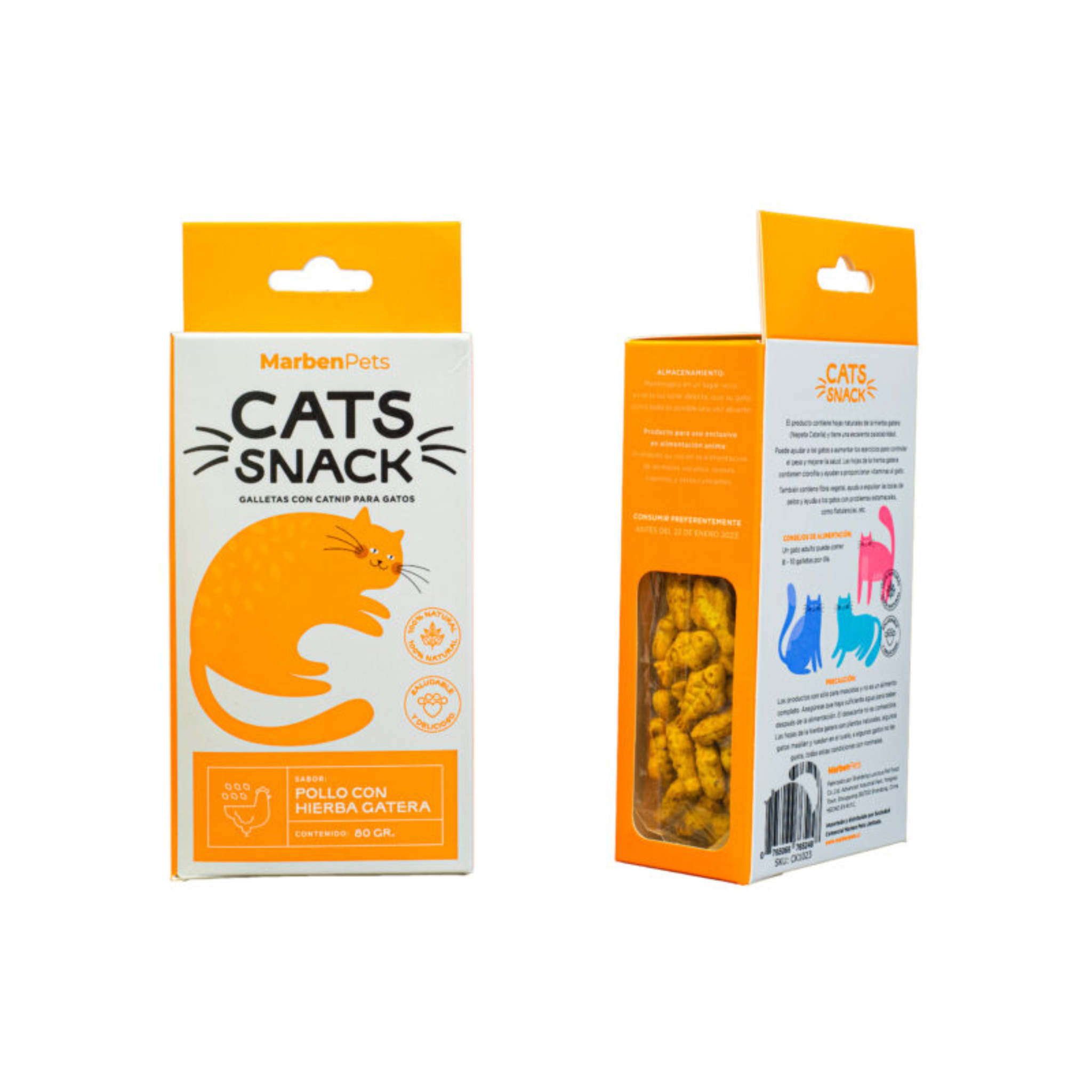 Cats Snack Galleta Pollo Catnip