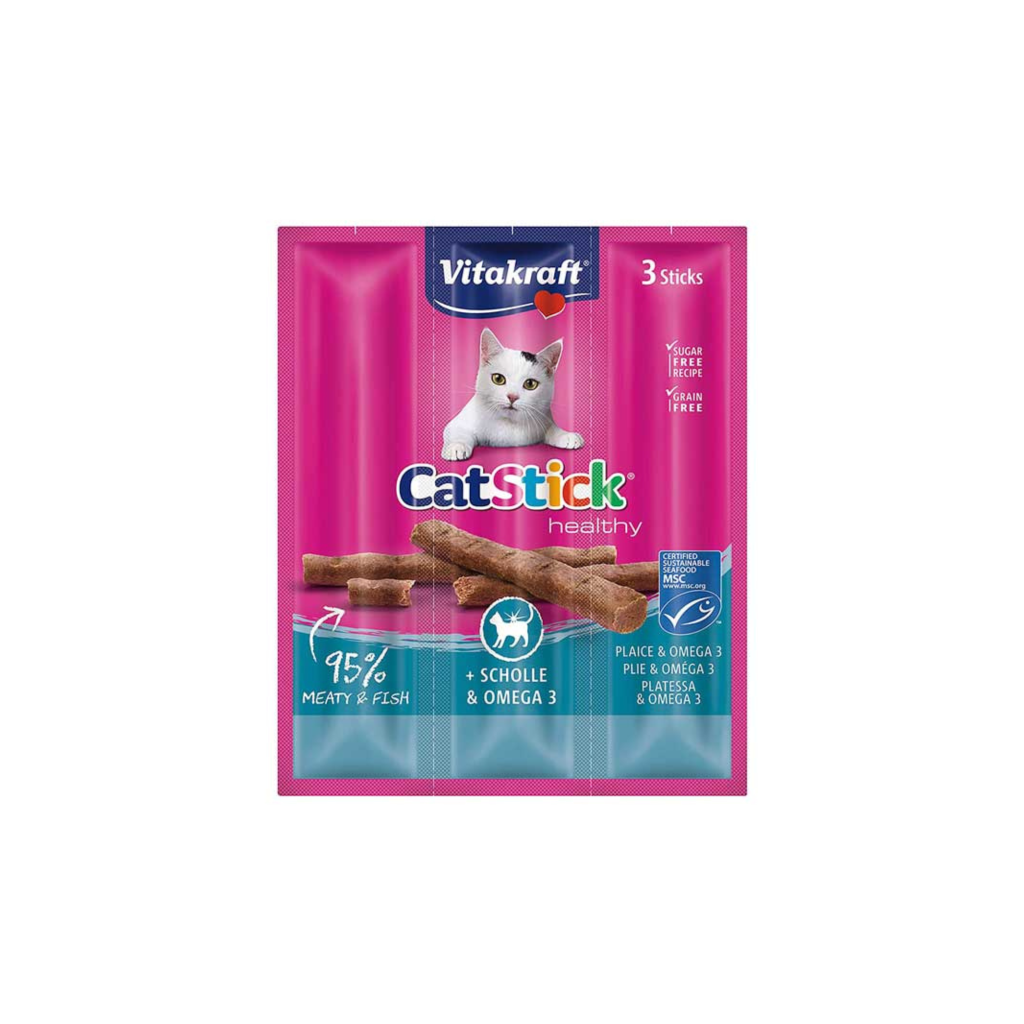 Vitakraft Cat Stick Classic Salmón