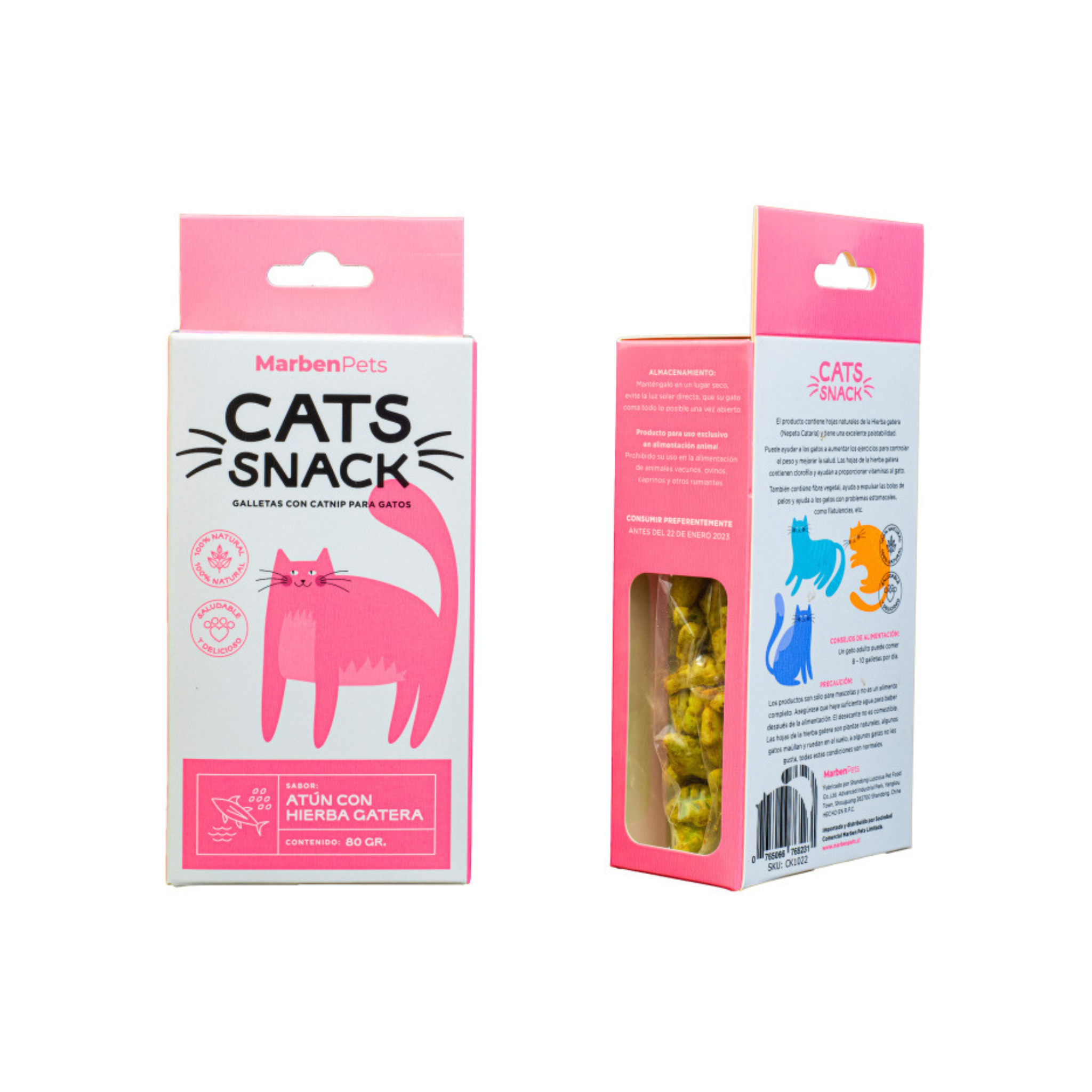 Cats Snack Galleta Atún Catnip