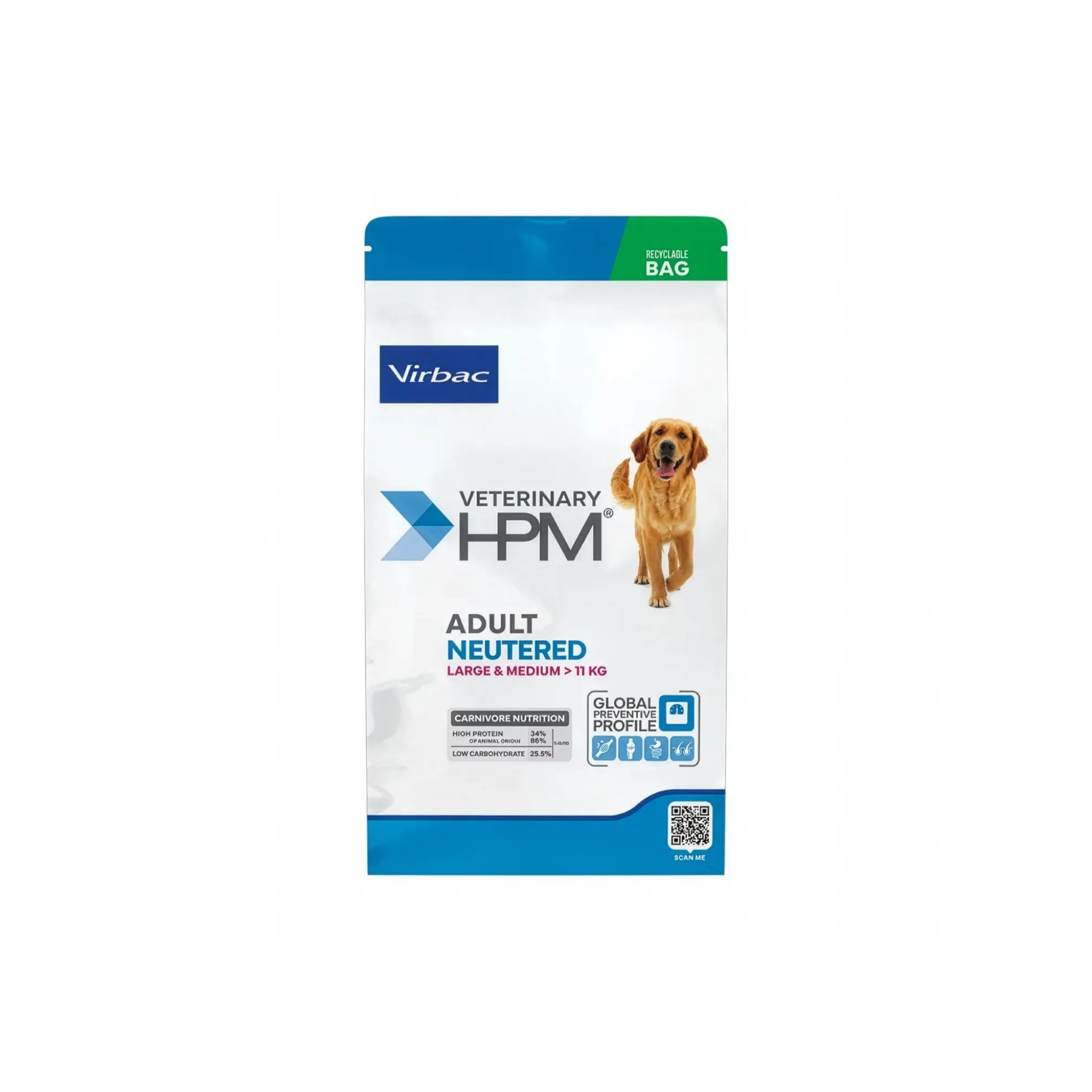 Virbac HPM Perro Adulto Neutered Large Medium