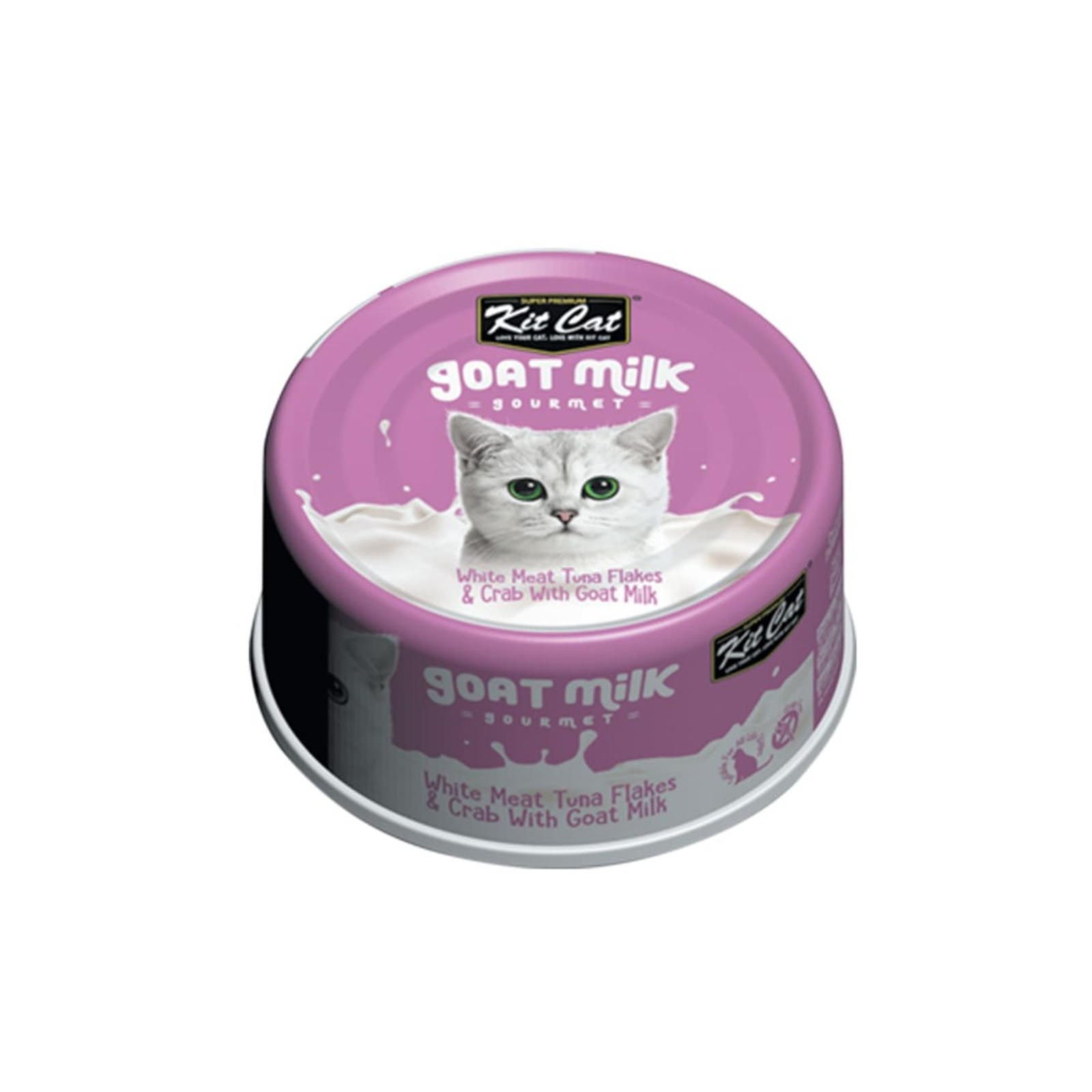 Lata Kit Cat Goat Milk Gourmet Tuna y Crab