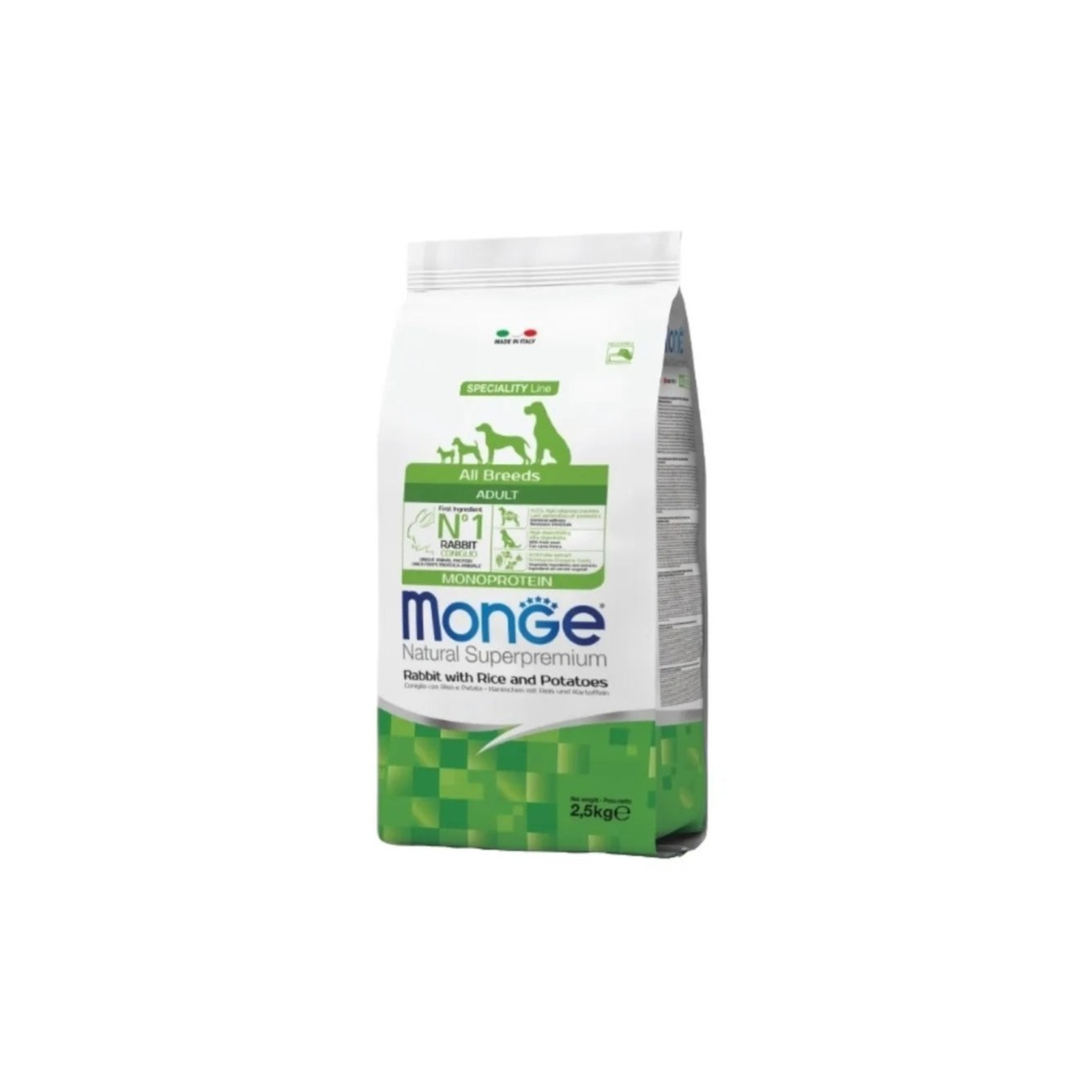 Monge Perro All Breed Rabbit Rice & Potatoes