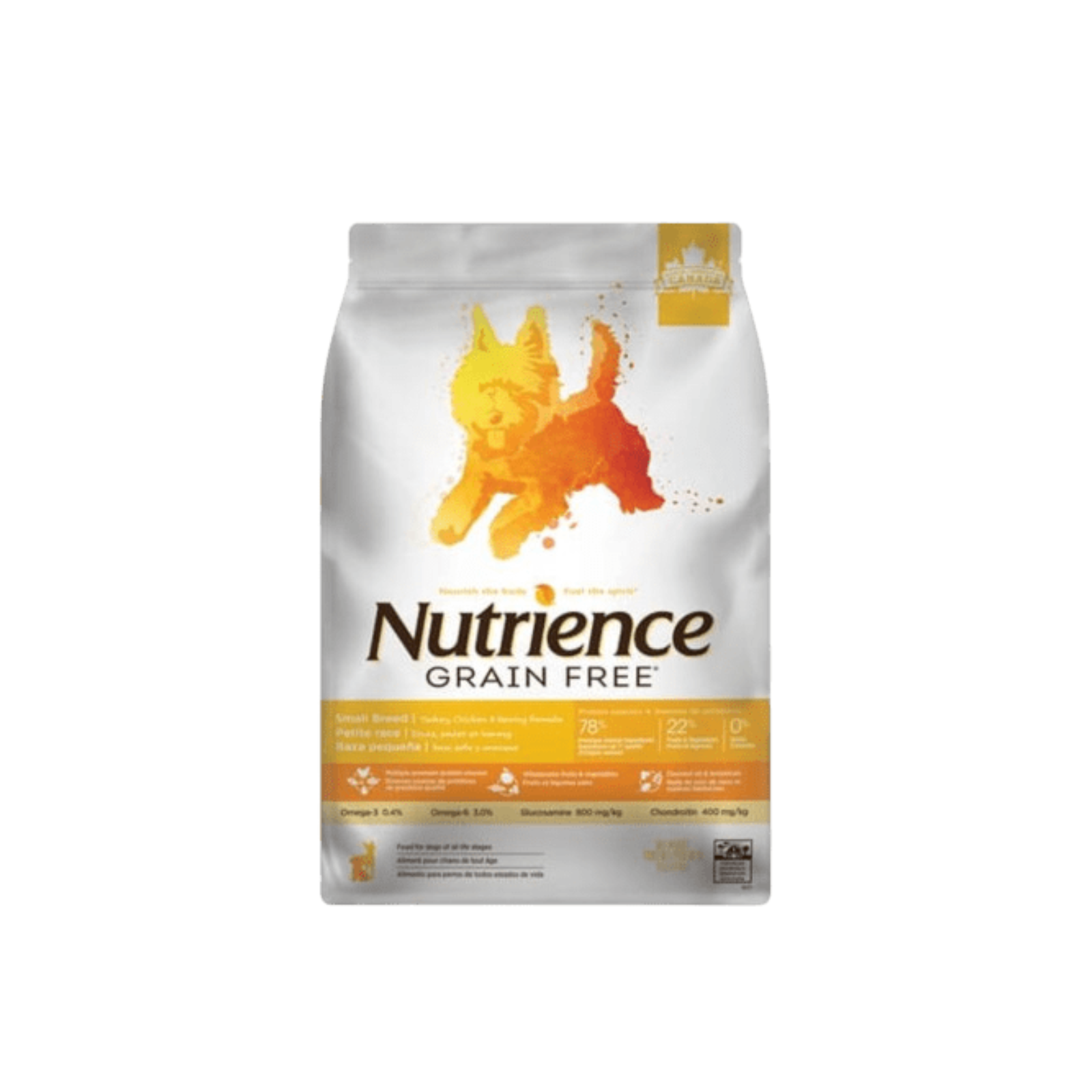 Nutrience Grain-Free Small Bites Pollo Pavo Arenque para Perros