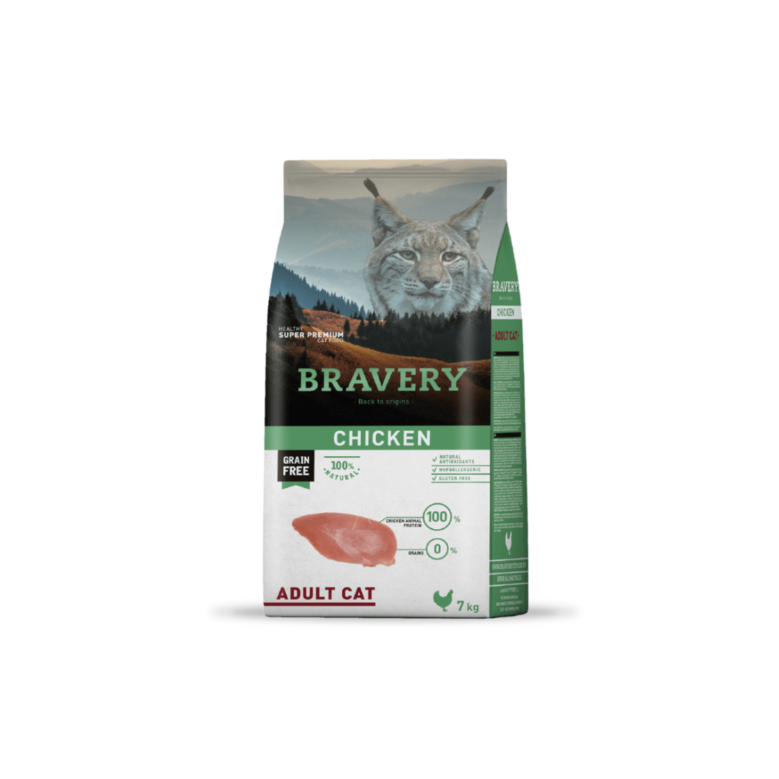 Bravery Gato Adulto Pollo