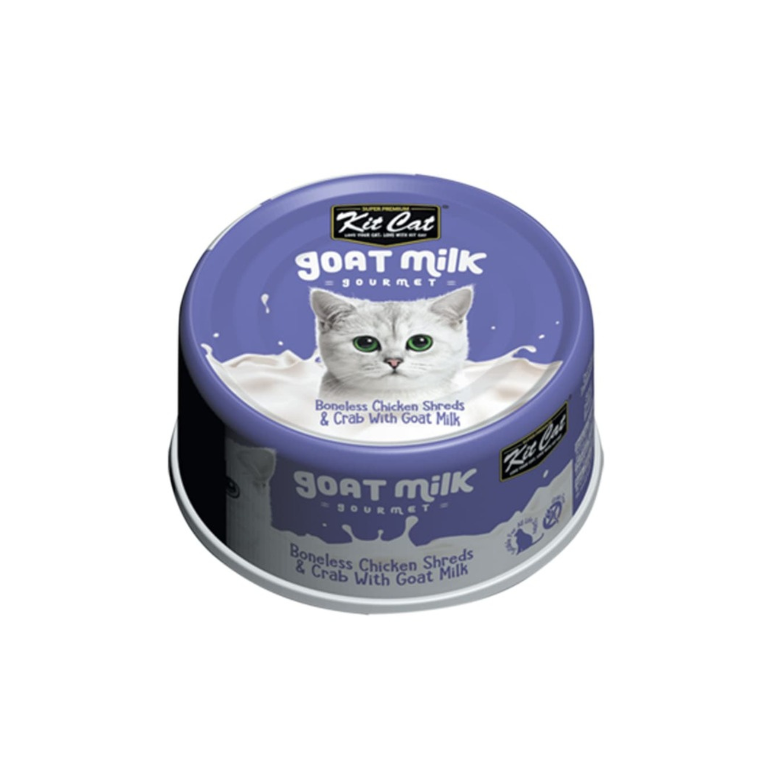 Lata Kit Cat Goat Milk Gourmet Chicken y Crab
