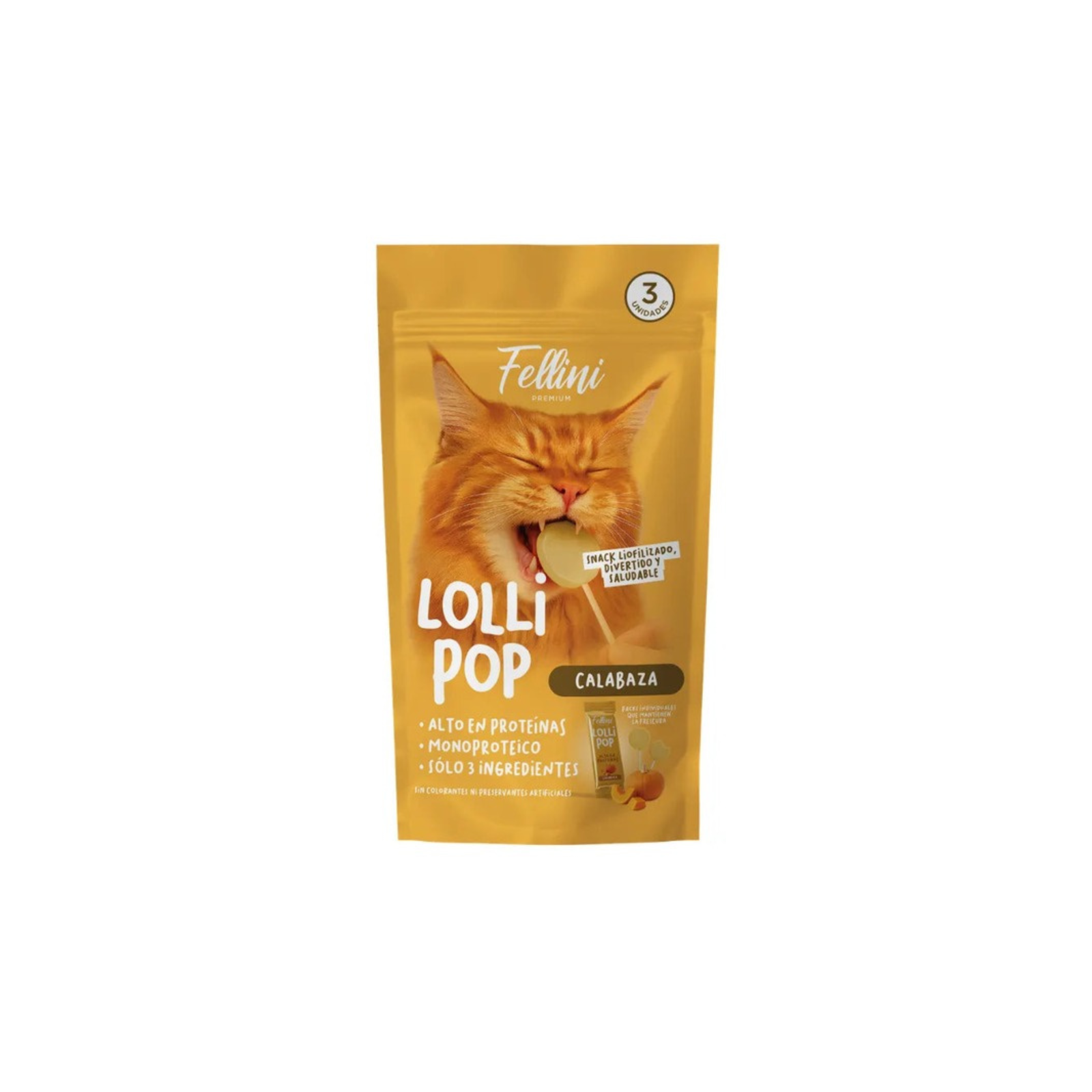 Fellini Snack Lollipop Calabaza