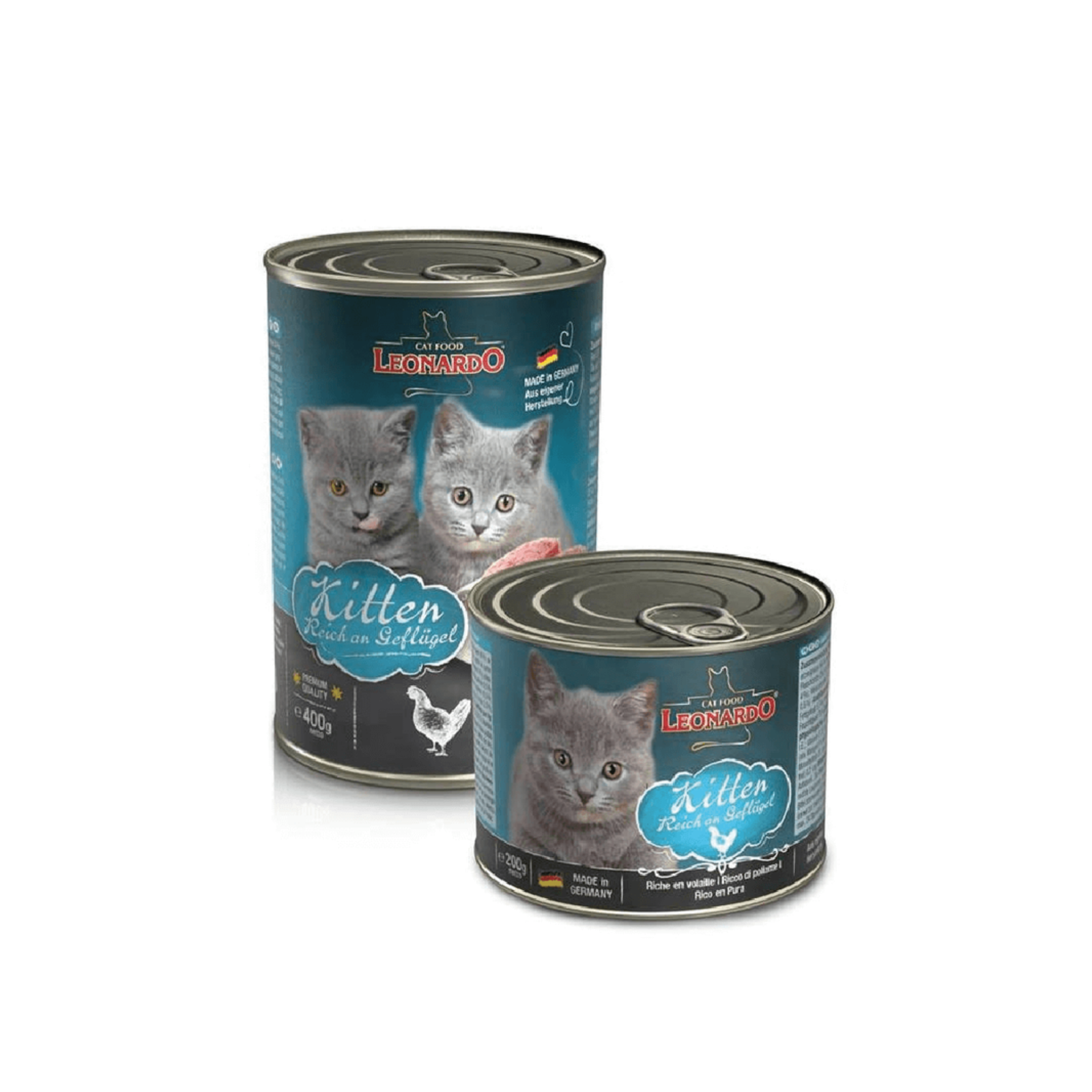 Lata Leonardo Quality Selection Kitten 200g