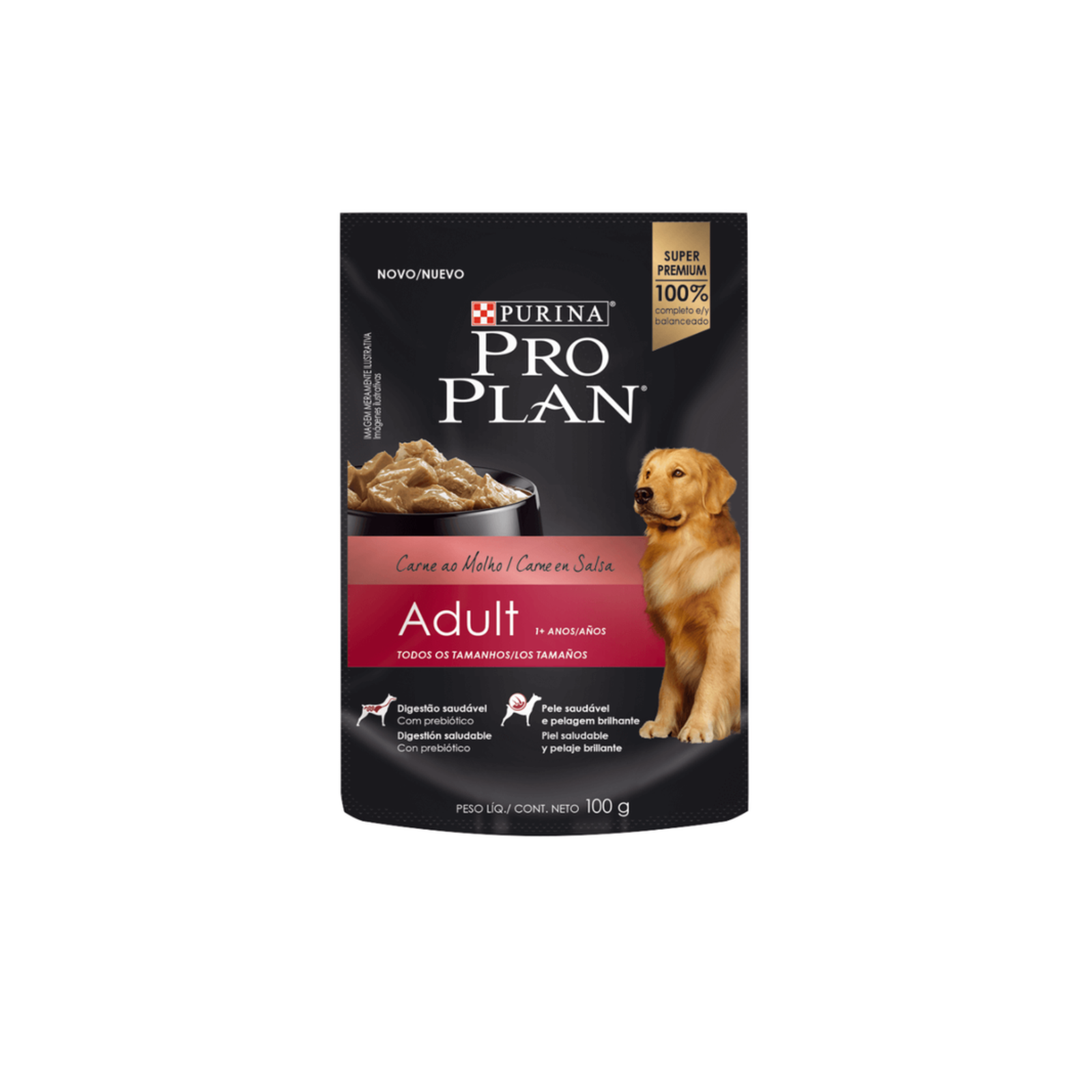Pro Plan Pouch Carne para Perro Adulto