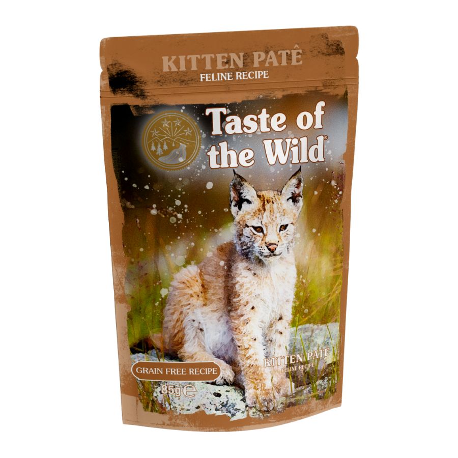 Taste of the Wild Pouch Paté de Pollo gatitos 85 g