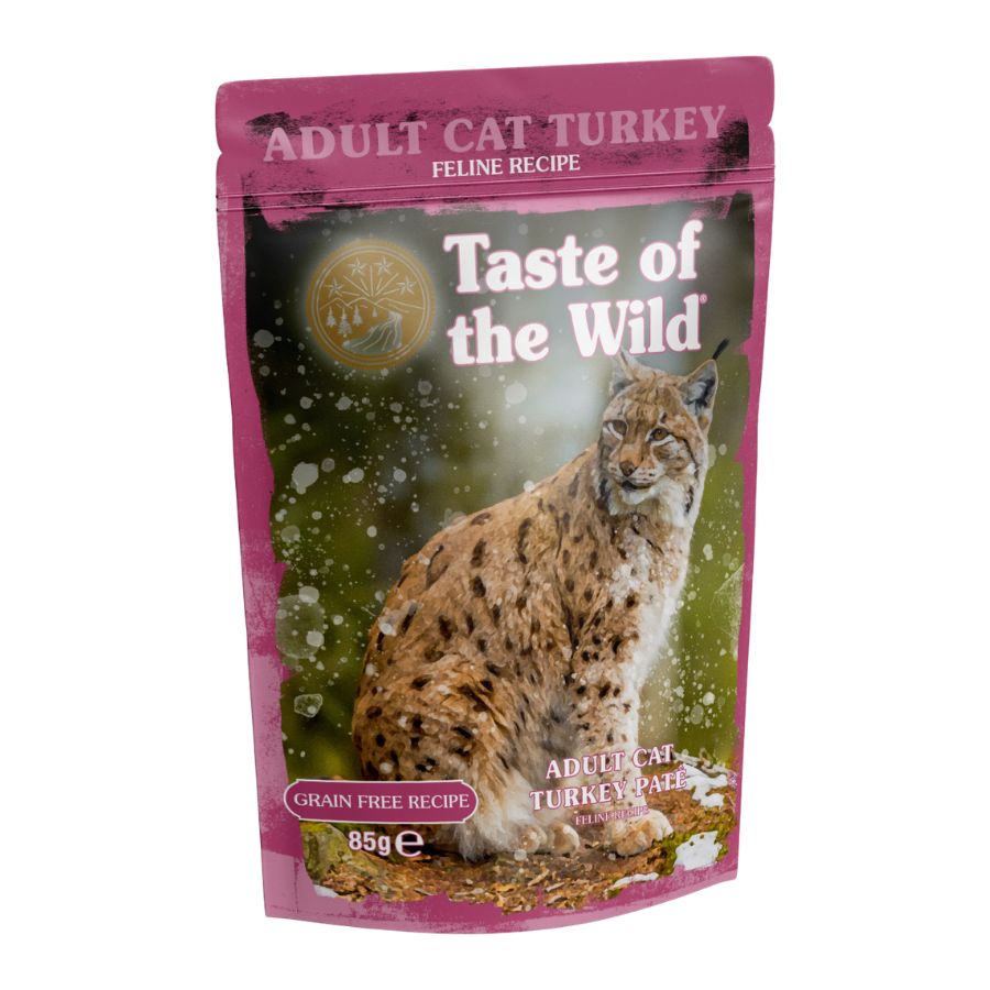 Taste of the Wild Pouch Paté de Pavo gatos adultos 85 g
