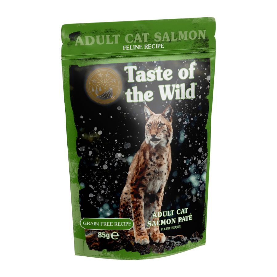 Taste of the Wild Pouch Paté de Salmón gatos adultos 85 g