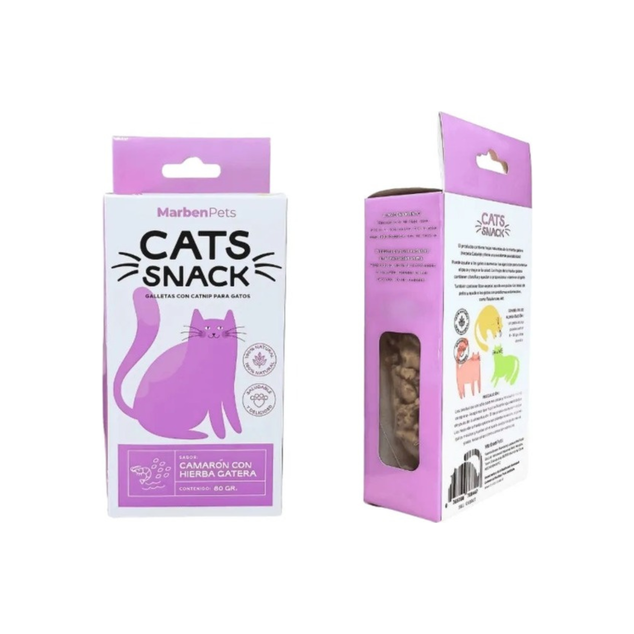 Cats Snack Galleta Camarón & Hierba Gatera