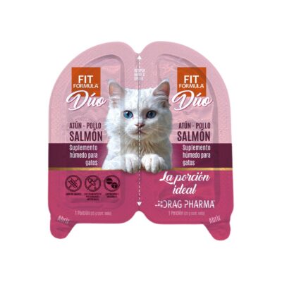 Snack para Gato Fit Formula Duo Atún Pollo Salmón 70g