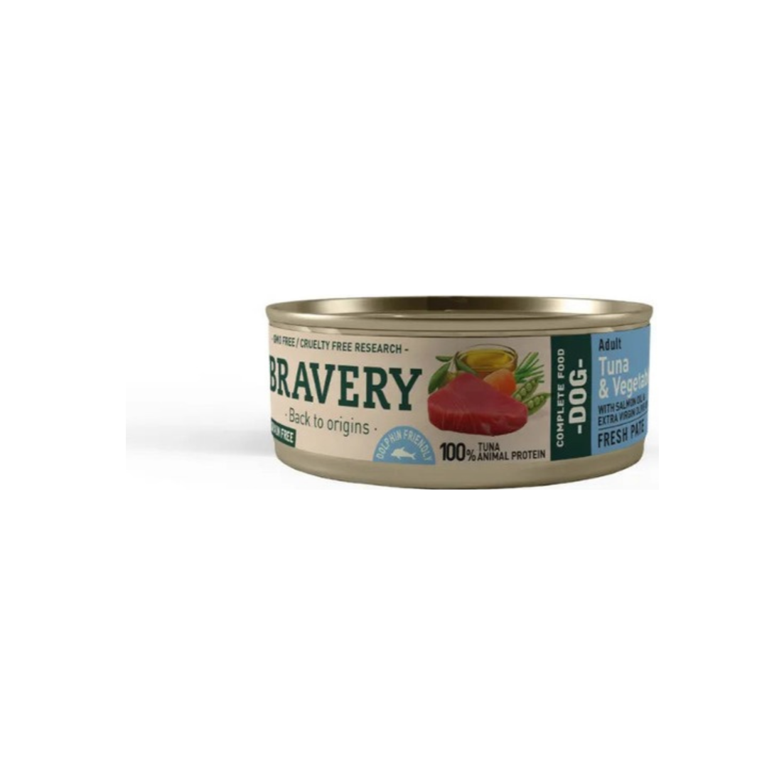 Bravery Wet Food Atún y Vegetales Perro Adulto