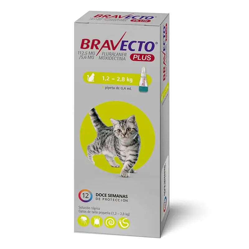Bravecto Gatos 1.2 a 2.8 kg - Furmyth