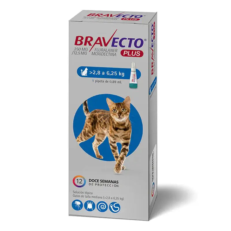 Bravecto Gatos 2.8 a 6.25 kg - Furmyth