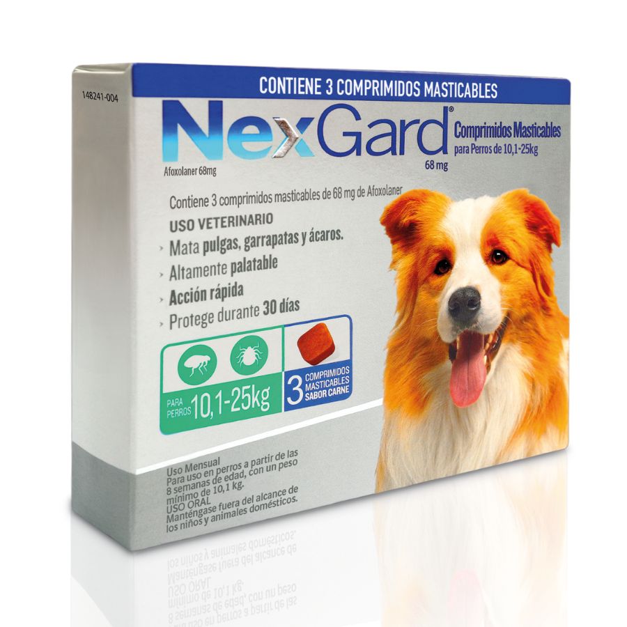 NexGard 10 - 25 kg 3 Comprimidos - Furmyth