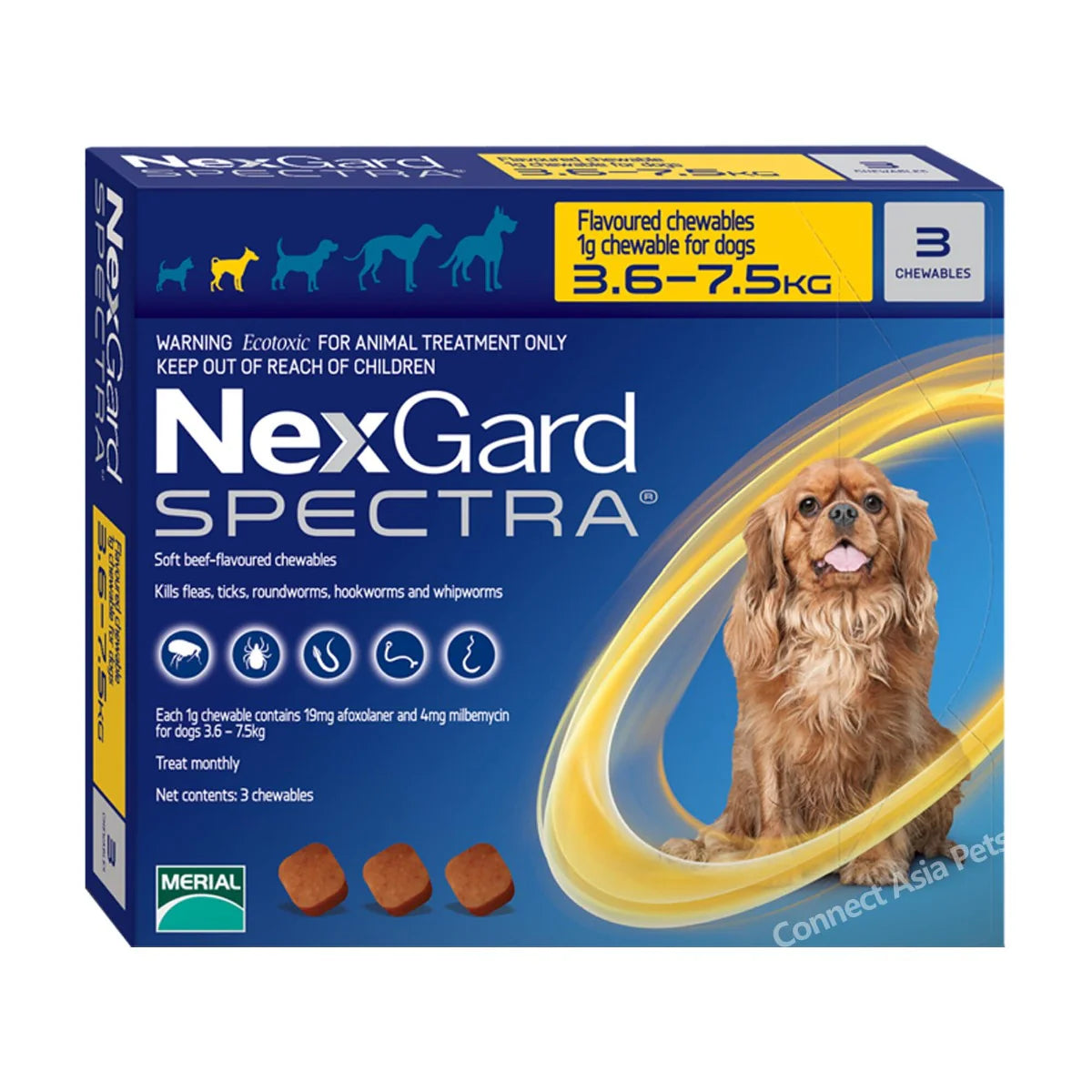 NexGard Spectra 3.5 - 7.5 kg - Furmyth