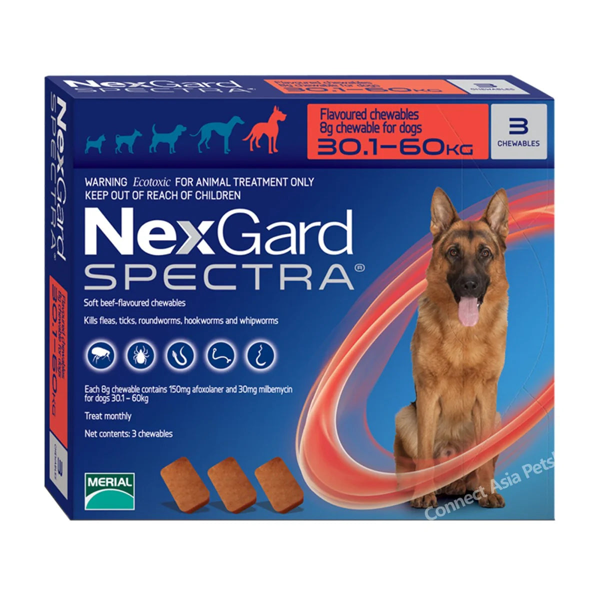 NexGard Spectra 30 - 60 kg - Furmyth