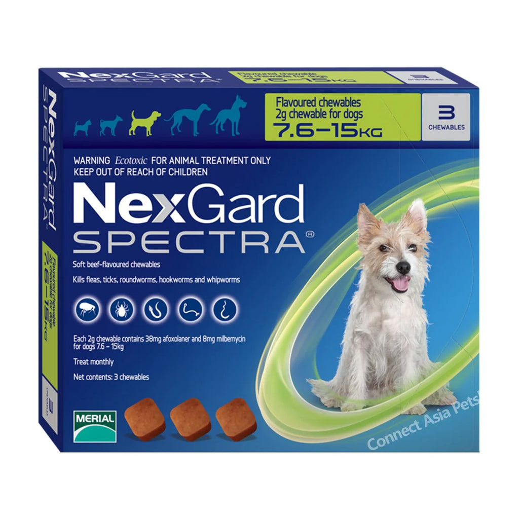 NexGard Spectra 7.5 - 15 kg - Furmyth
