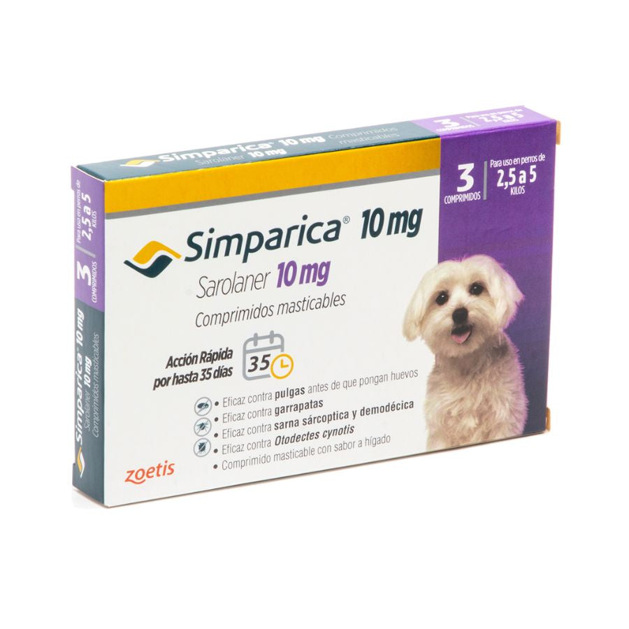 Simparica 2.5 a 5 kg - Furmyth