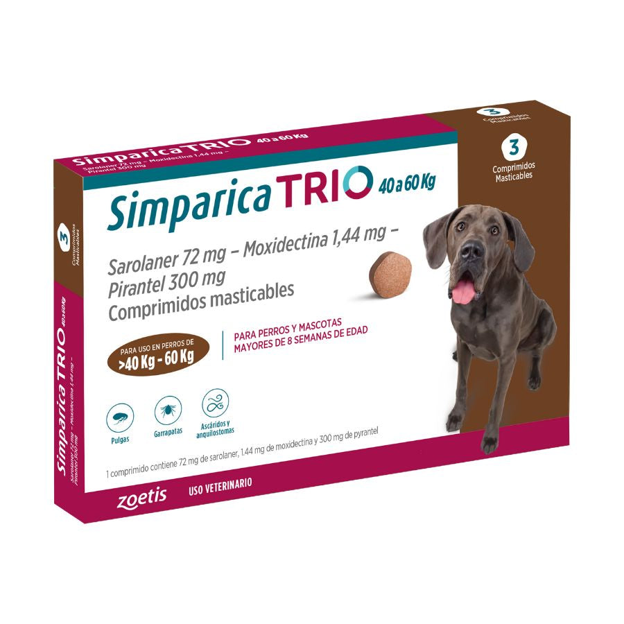 Simparica Trio 40 a 60 kg - Furmyth