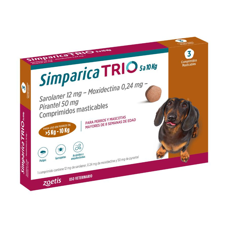 Simparica Trio 5 a 10 kg - Furmyth