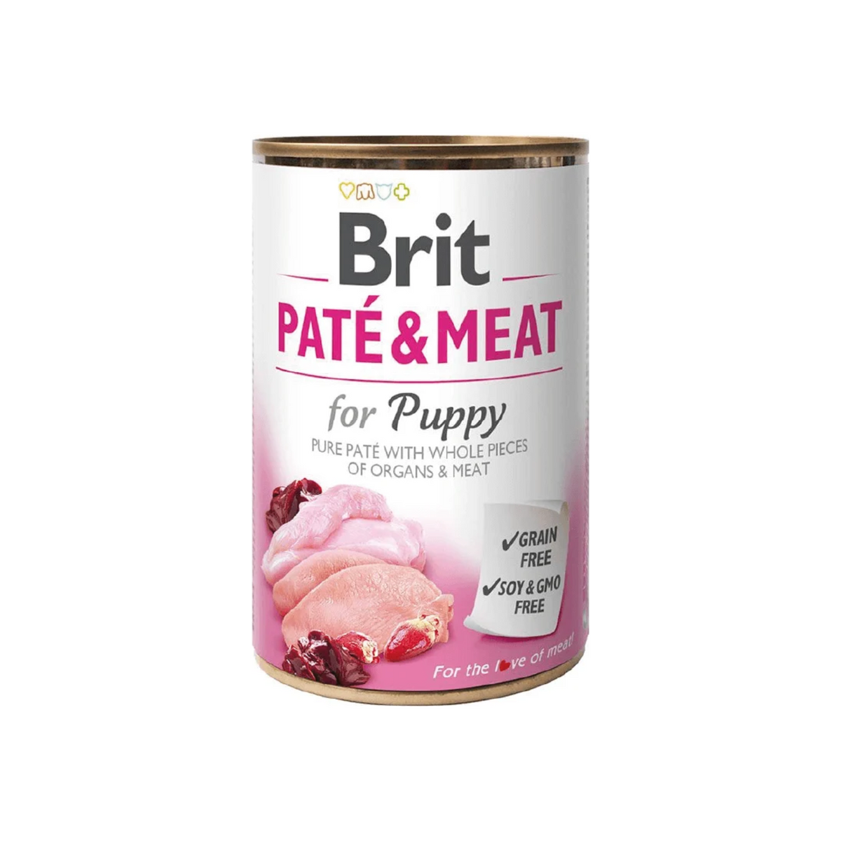 Brit Care Lata Paté & Meat Puppy - alimento húmedo para perros