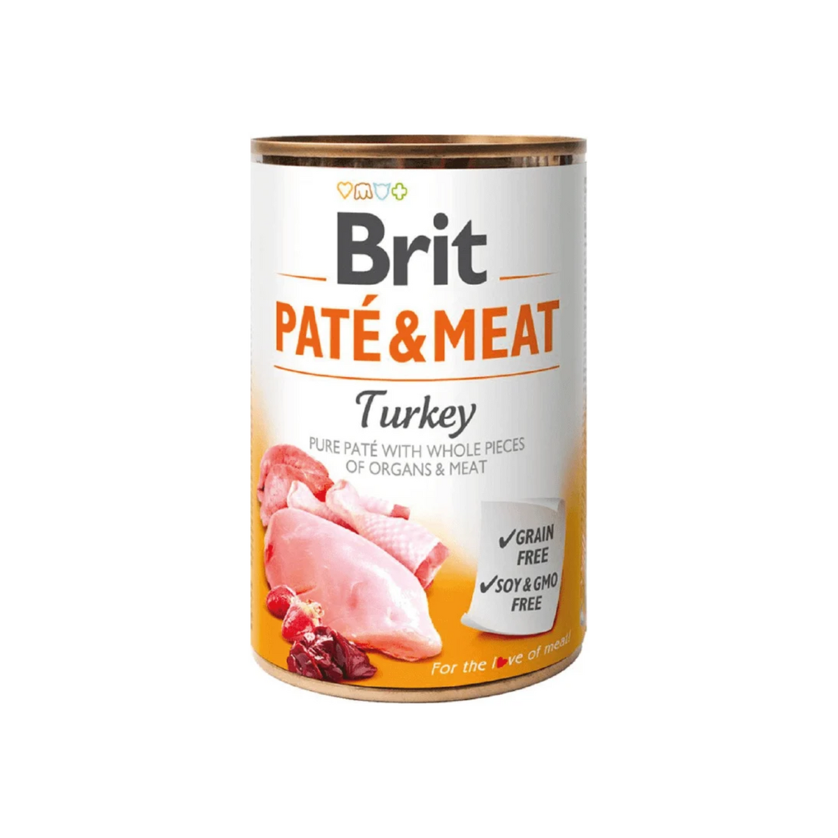 Brit Care Lata Paté & Meat Pavo - alimento húmedo para perros