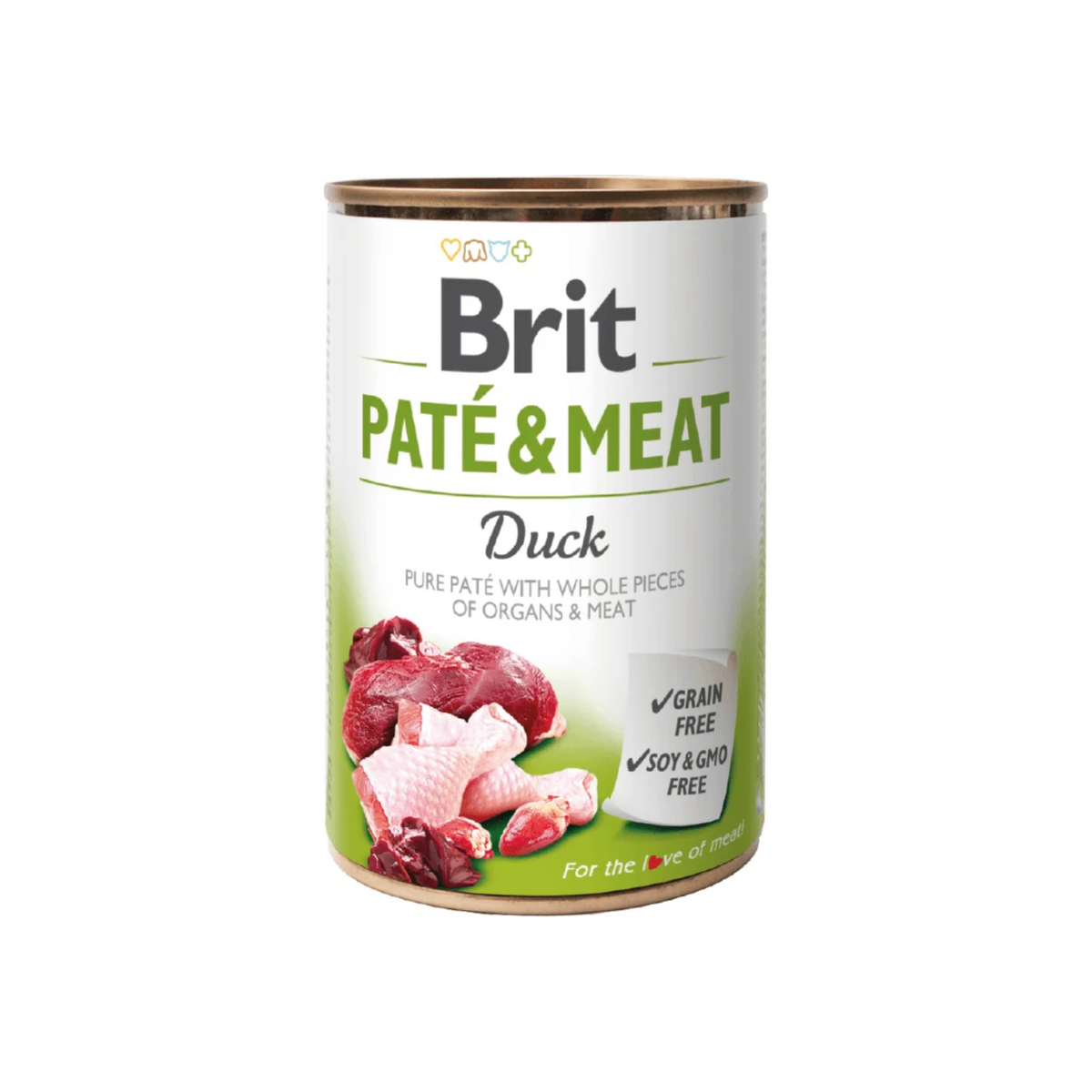 Brit Care Lata Paté & Meat Pato - alimento húmedo para perros