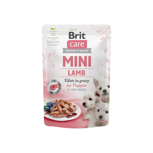 Brit Care Filetes de Cordero en Salsa para Cachorros - alimento húmedo