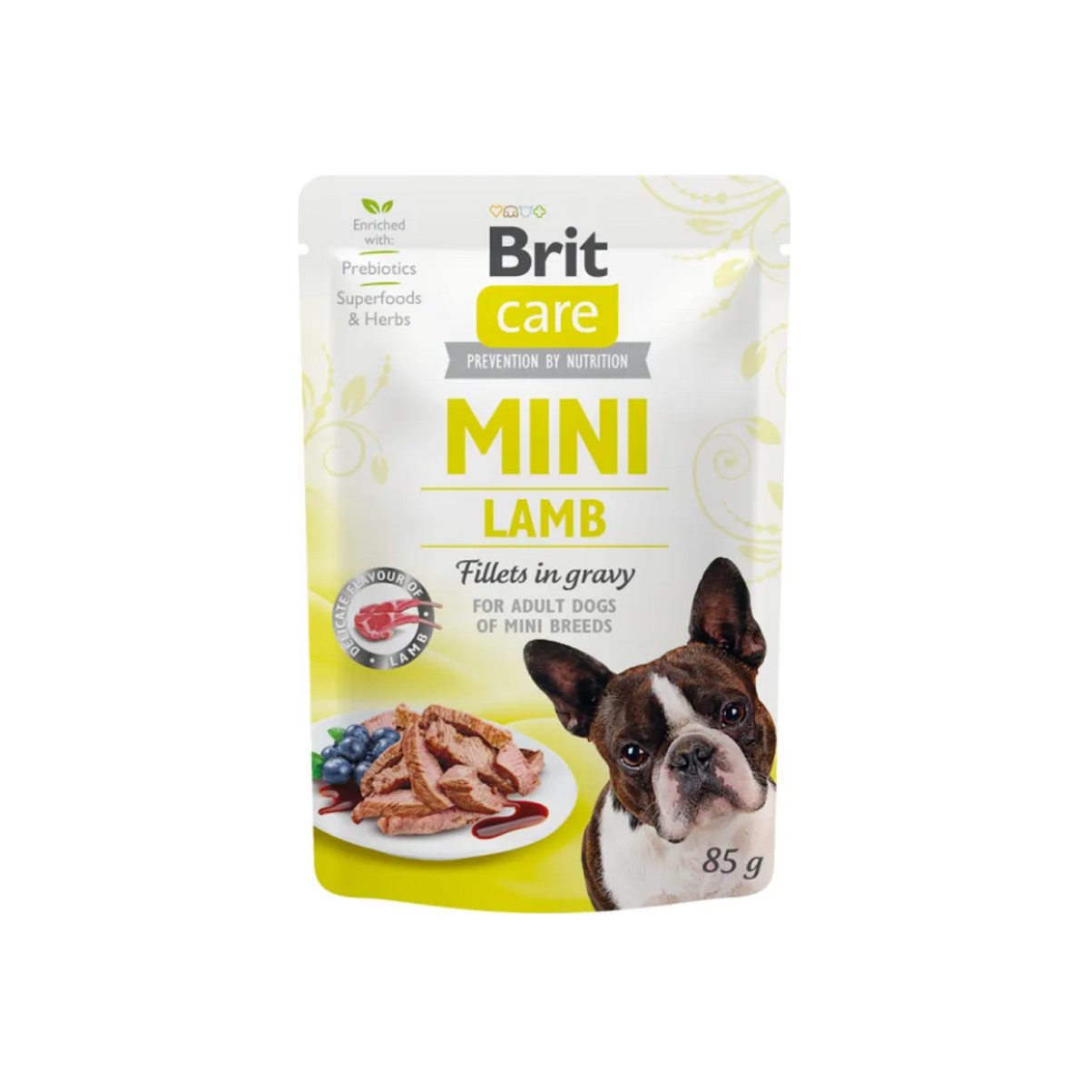 Brit Care Filetes de Cordero en Salsa para Perros Mini - alimento húmedo