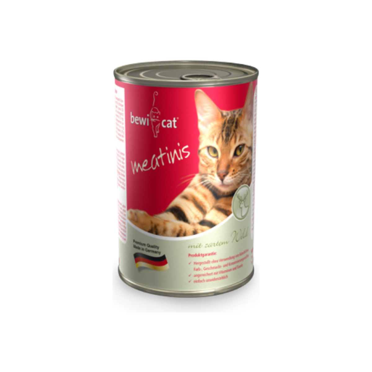 Bewicat Meatinis con Venado Tierno alimento húmedo para gatos lata 400 g