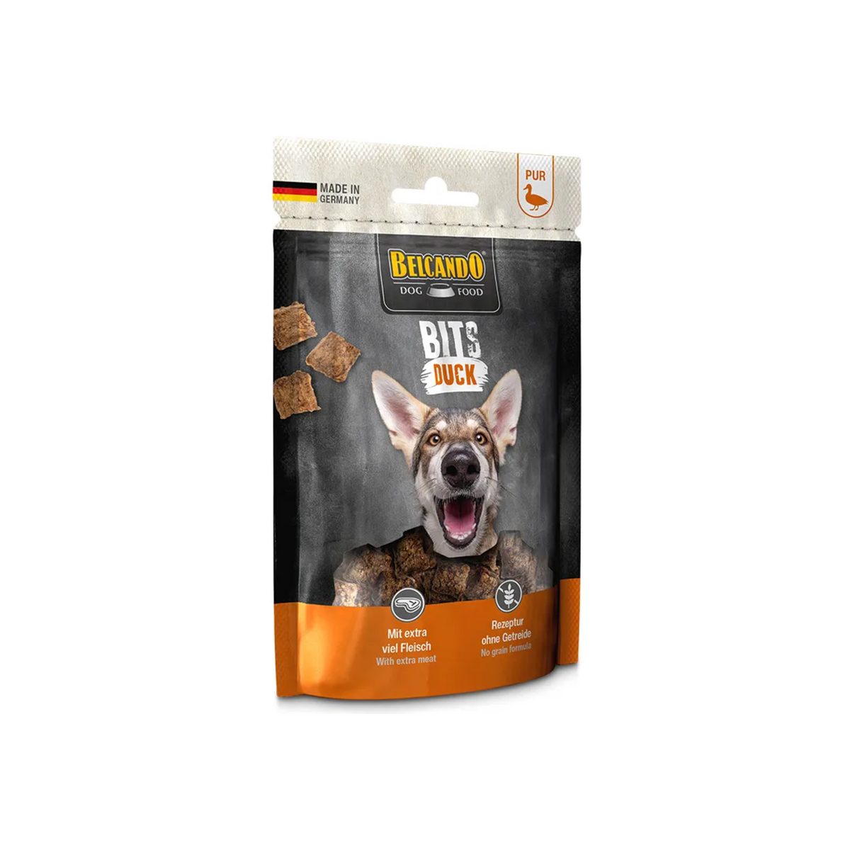 Belcando Bits Duck snack de pato para perros