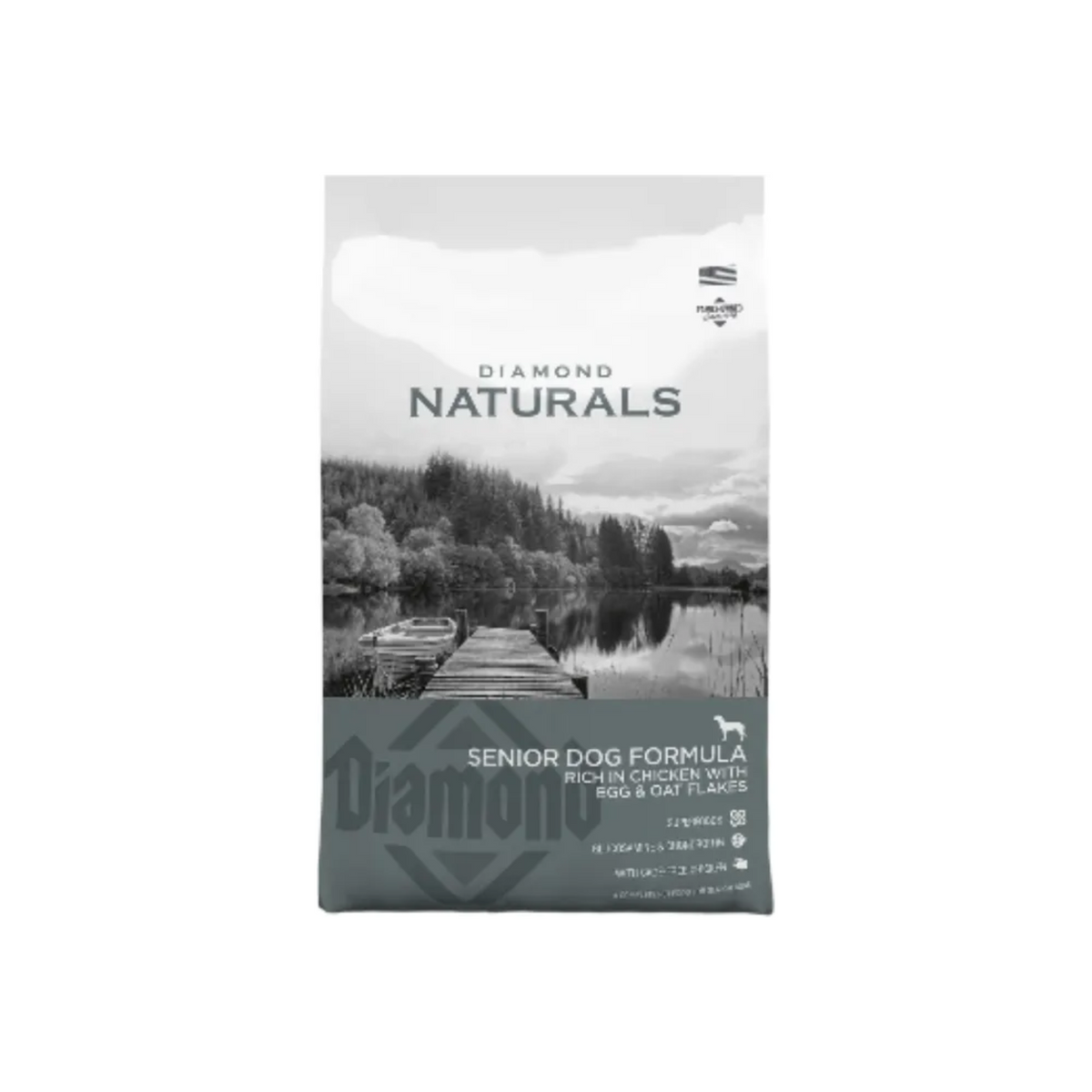 Diamond Naturals Dog Senior Chicken, Egg & Oatmeal, alimento seco para perros senior