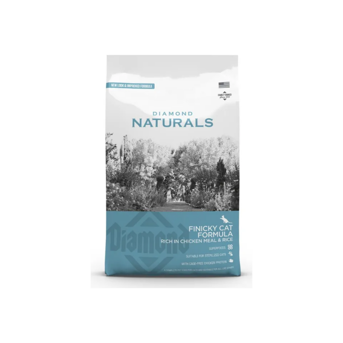 Diamond Naturals Finicky Cat Chicken Rice, alimento seco para gatos exigentes con el sabor