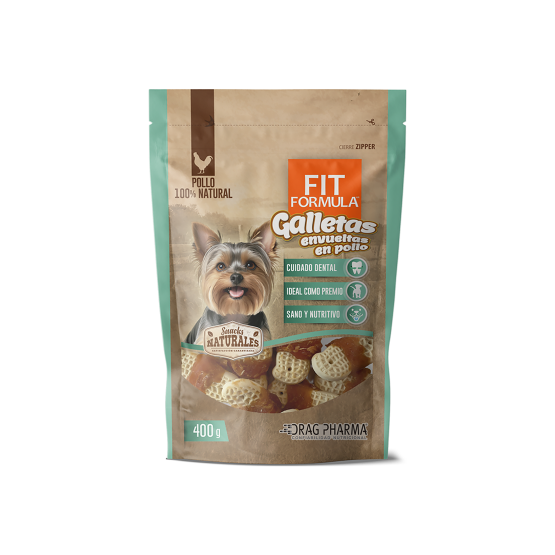 Snack Fit Galleta Envuelta en Pollo 400g