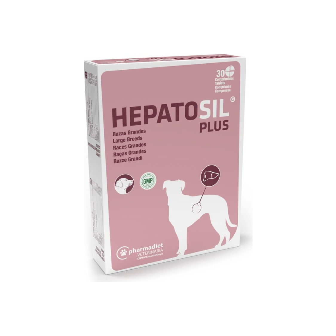 Hepatosil Plus Razas Grandes 30 comprimidos Pharmadiet