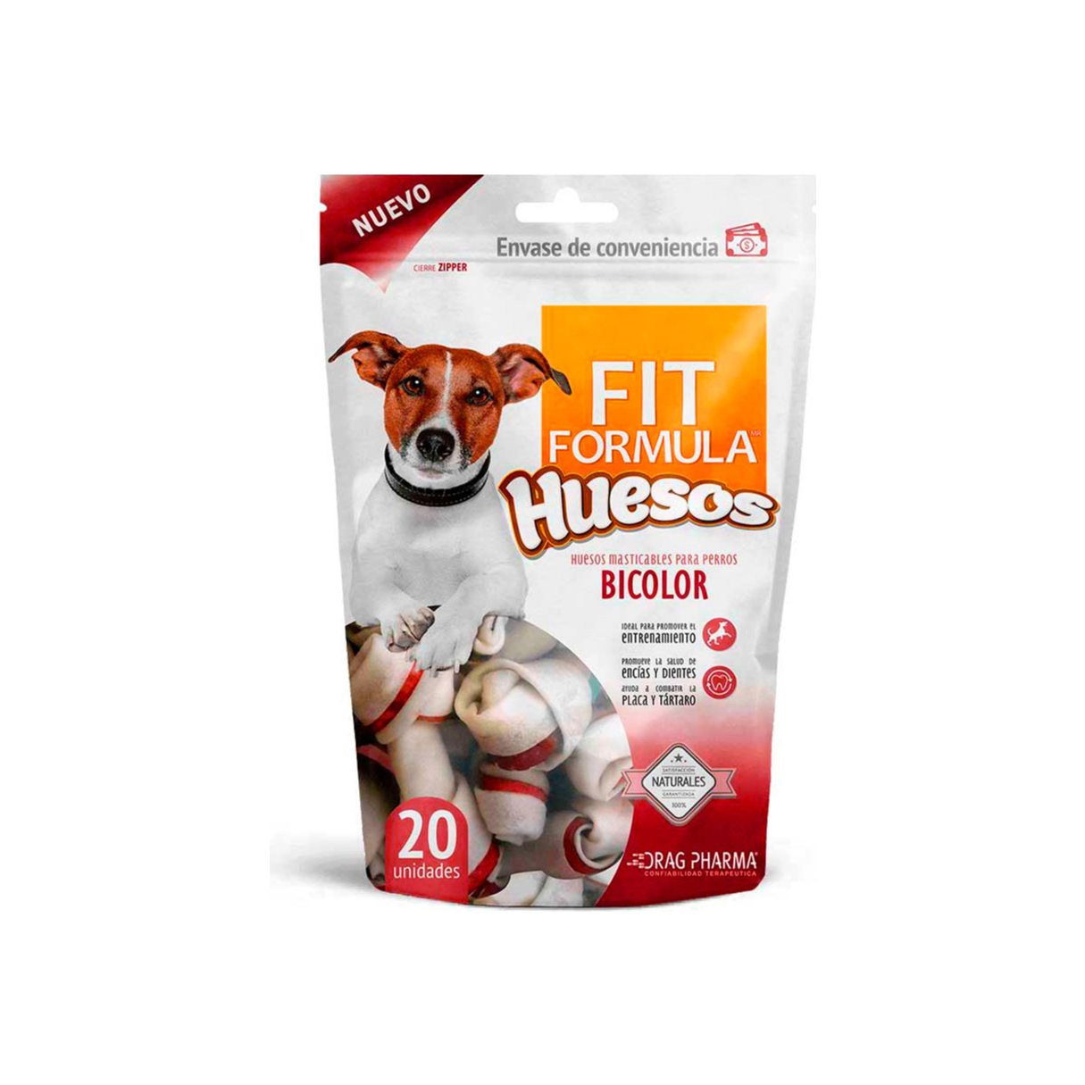 Snack Perro Fit Formula Hueso Bicolor