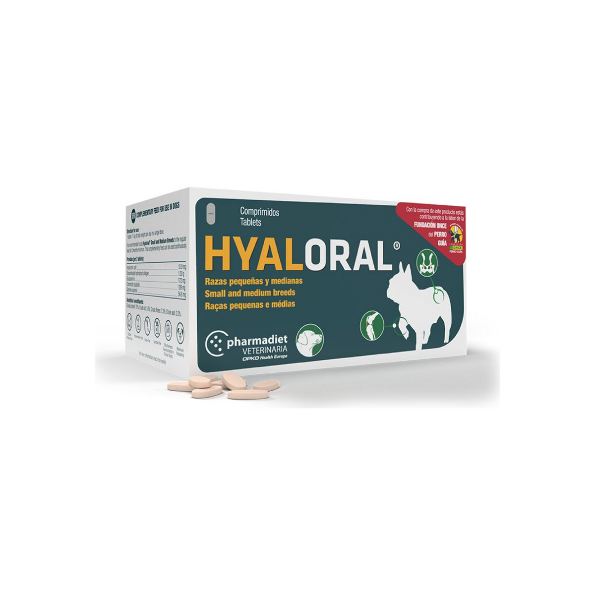 Hyaloral Razas Pequeñas y Medianas 270 comprimidos Pharmadiet