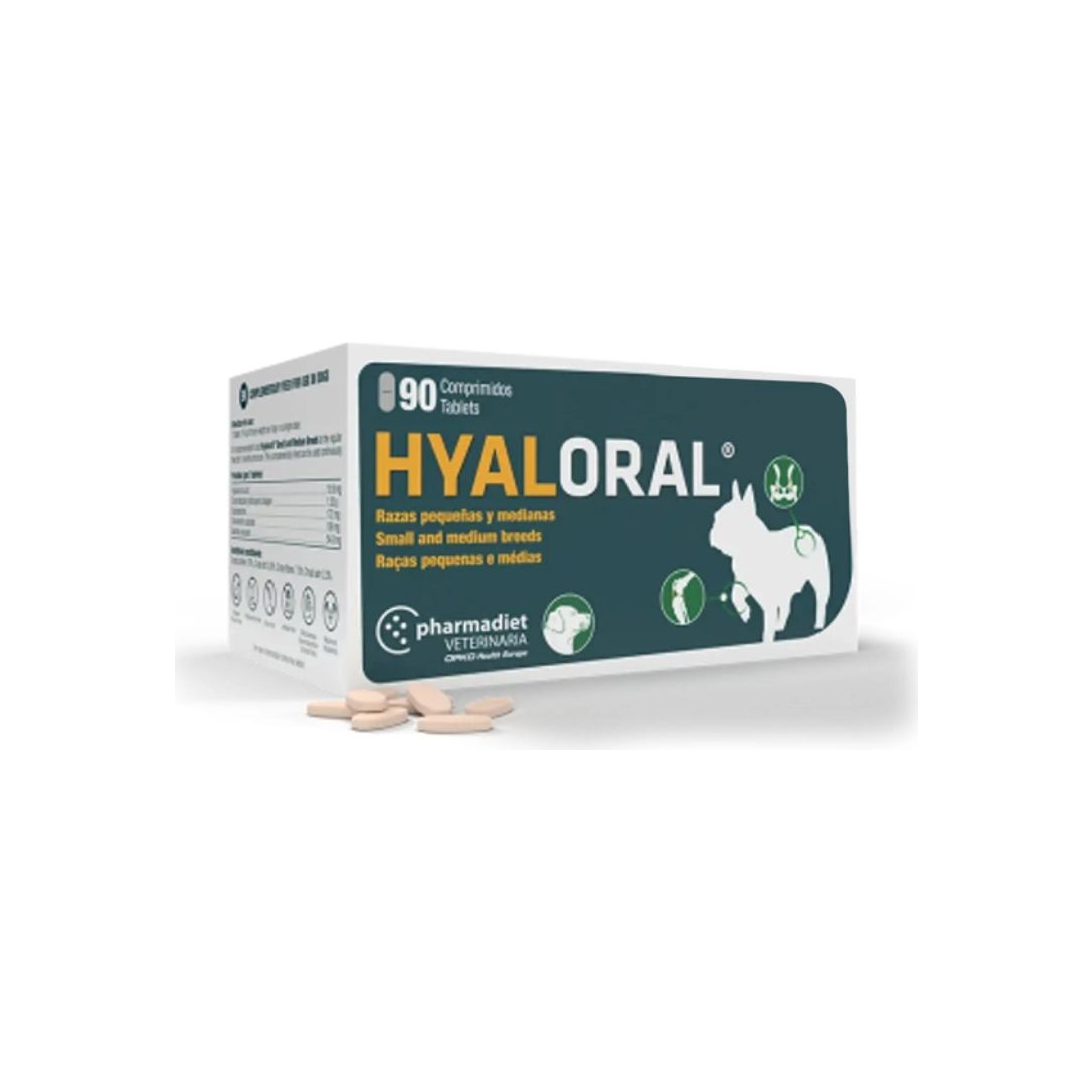 Hyaloral Razas Pequeñas y Medianas 90 comprimidos Pharmadiet