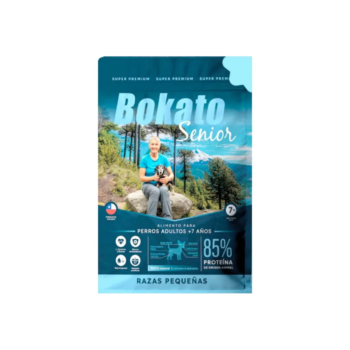 Bokato Senior Raza Pequeña Super Premium alimento para perros senior 7 kg