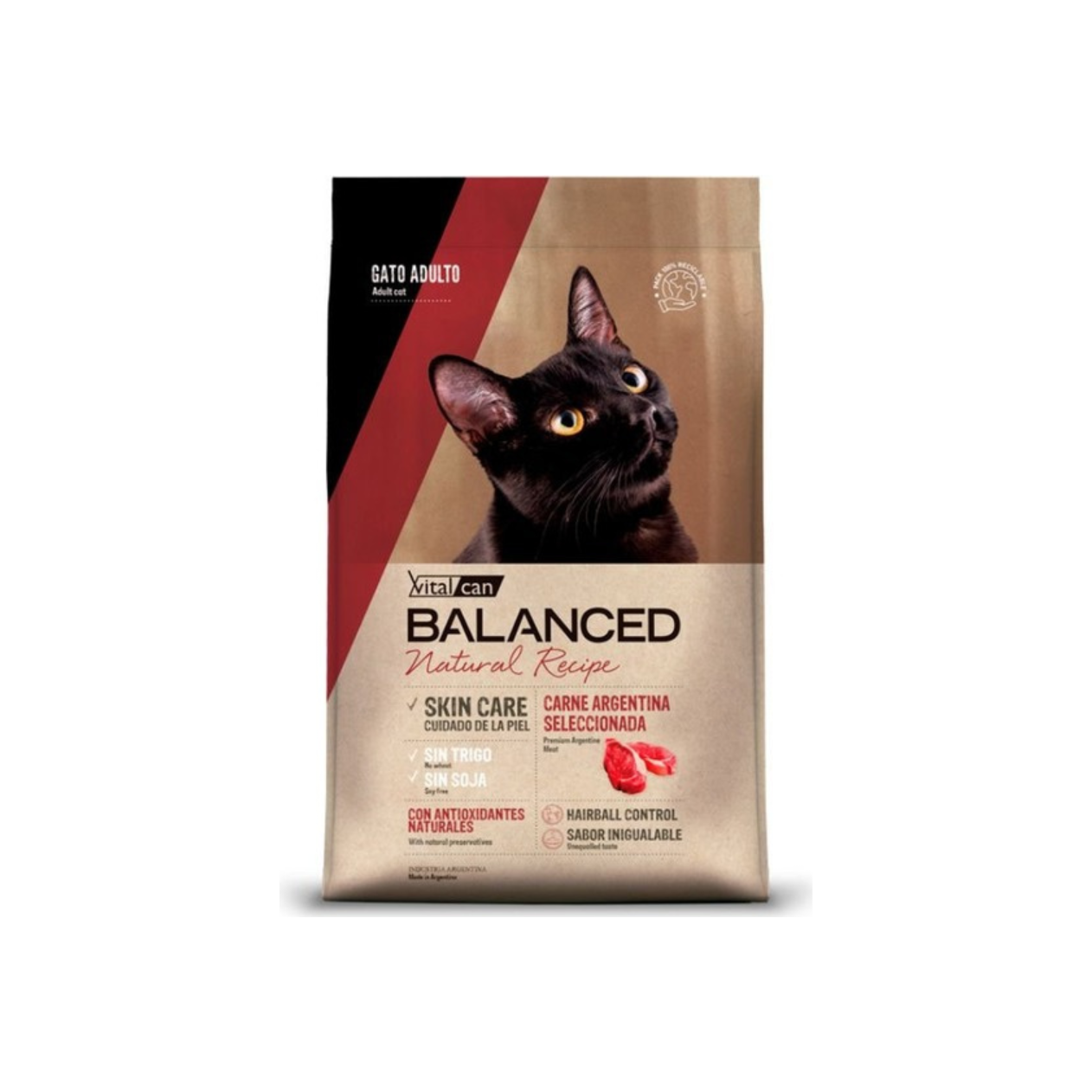 Vitalcan Balanced Natural Recipe Gato Carne Argentina
