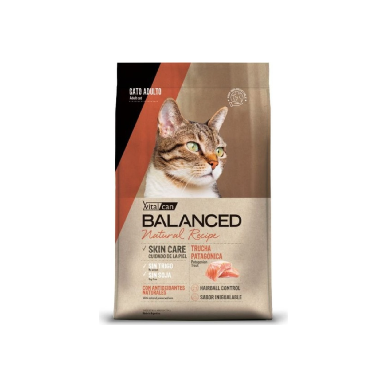 Vitalcan Balanced Natural Recipe Gato Trucha Patagónica