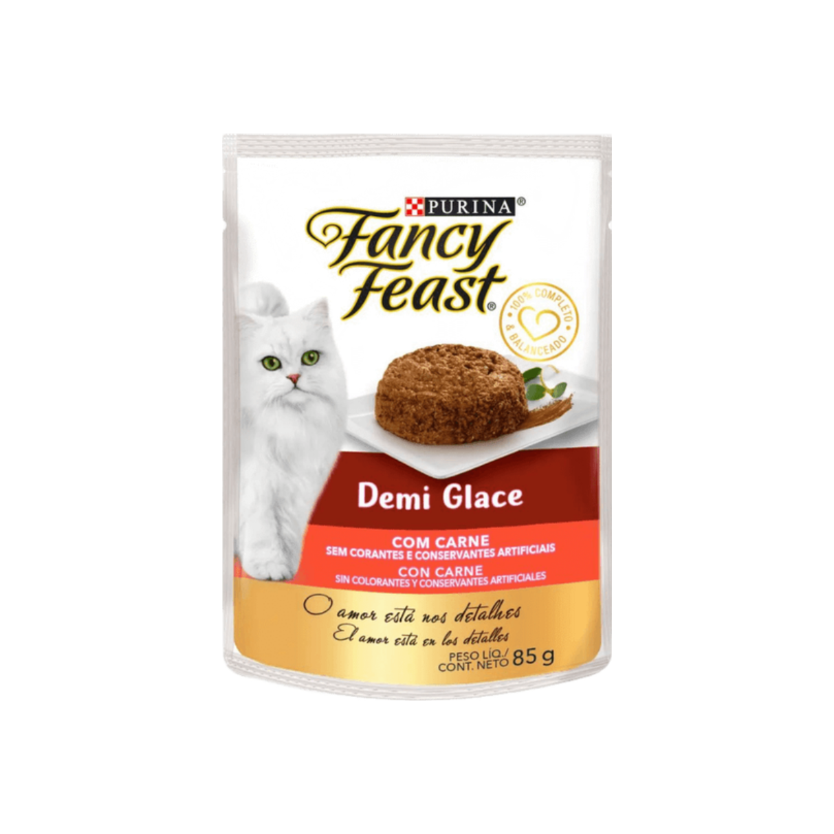 Fancy Feast Demi Glace Carne Pouch Húmedo