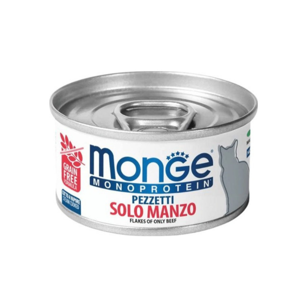 Monge Lata Gato Mono Protein Flakes Vacuno