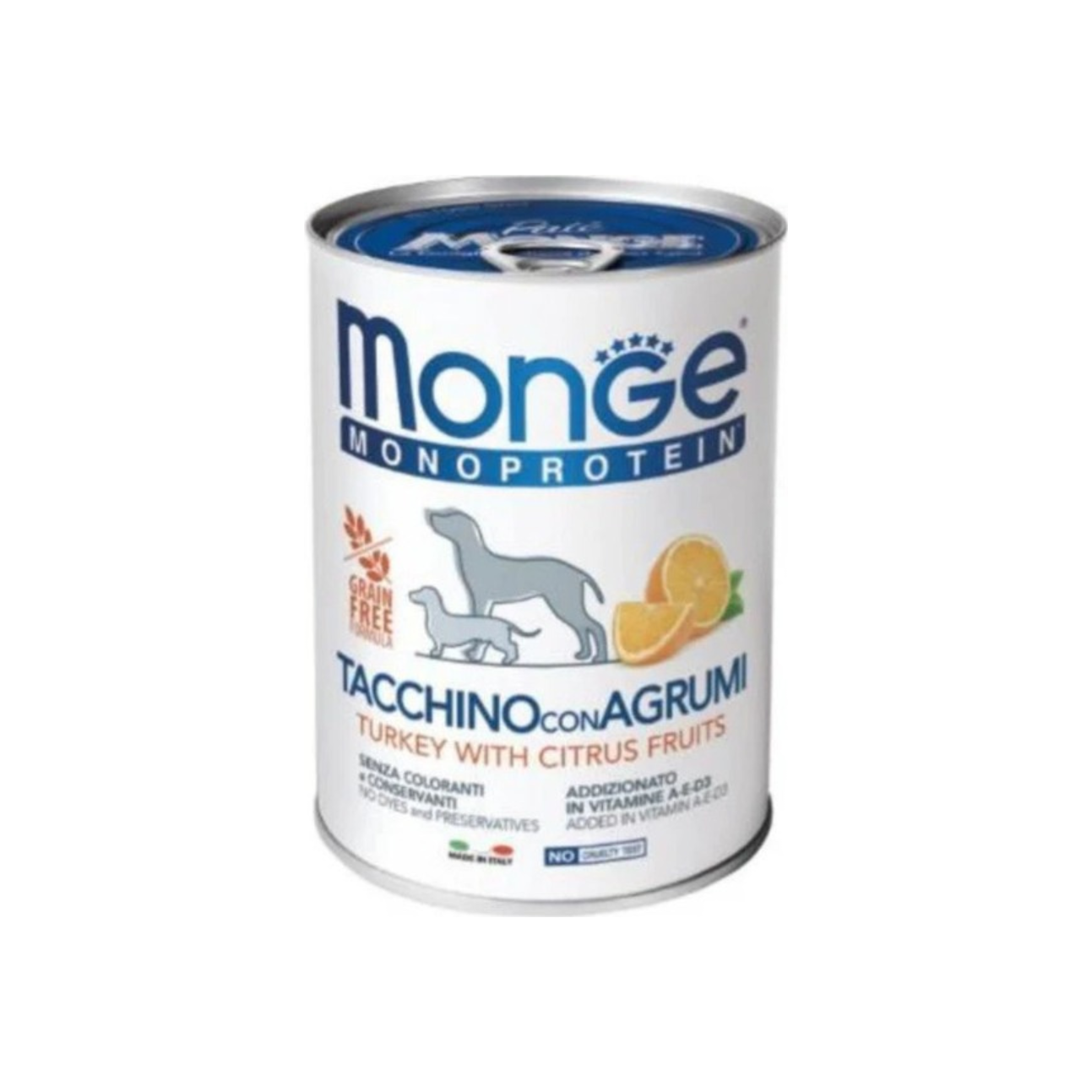 Monge Lata Perro Mono Protein Pavo con Frutas Cítricas